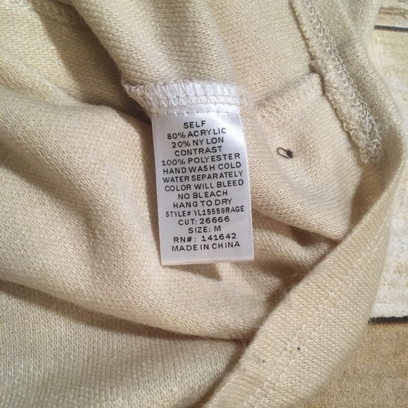 Cream and brown soft & suede sweater - Picture 8 of 8